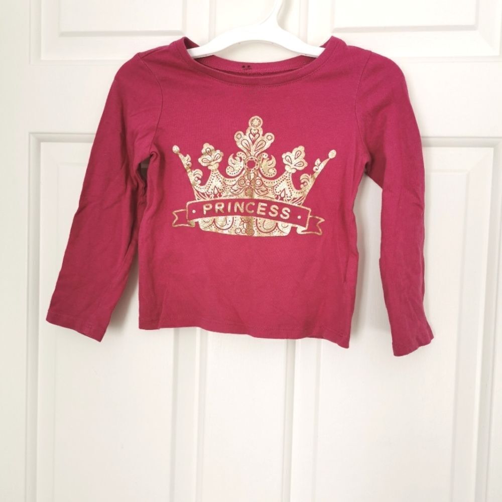 4/$12 The children's place girls long sleeve t-shirt size 2t